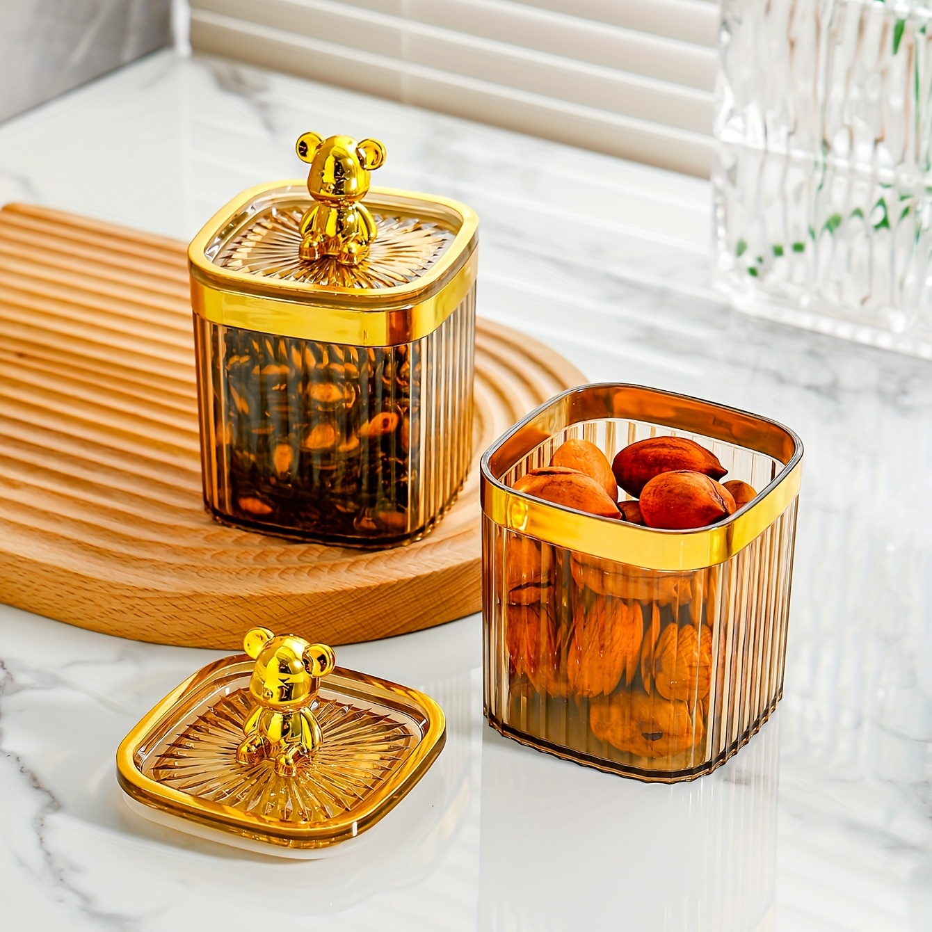 Storage Jars With Lids Nut Jar Dried Fruit Jar Nut Jar - Temu