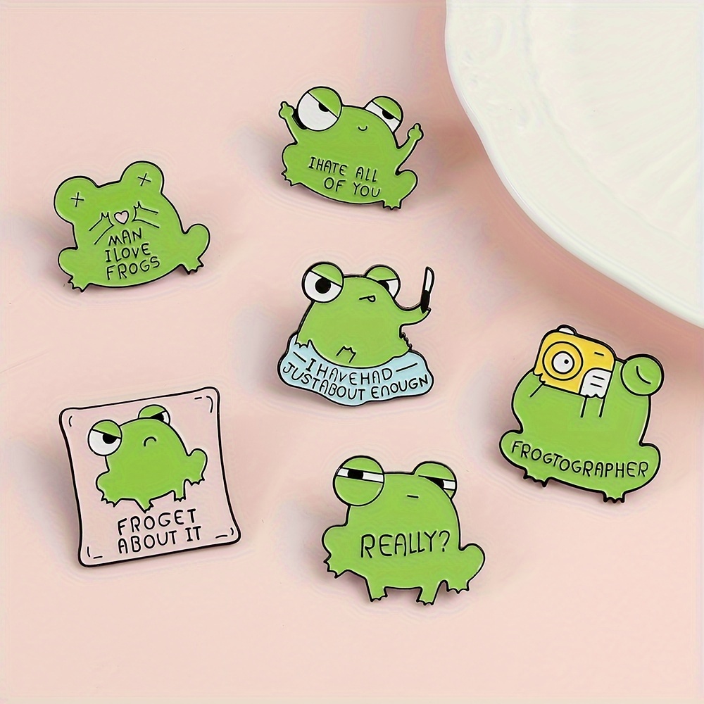 Cute Frog with Kinfe Sticker