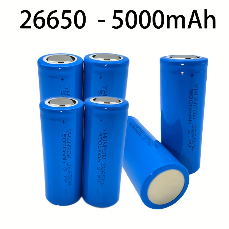 3.7v Rechargeable Battery 2000mah High Capacity Li ion 18650 - Temu