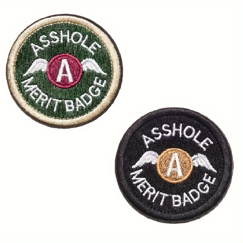 Funny Morale Patch Adult Morale Patch Hook Loop Patch 