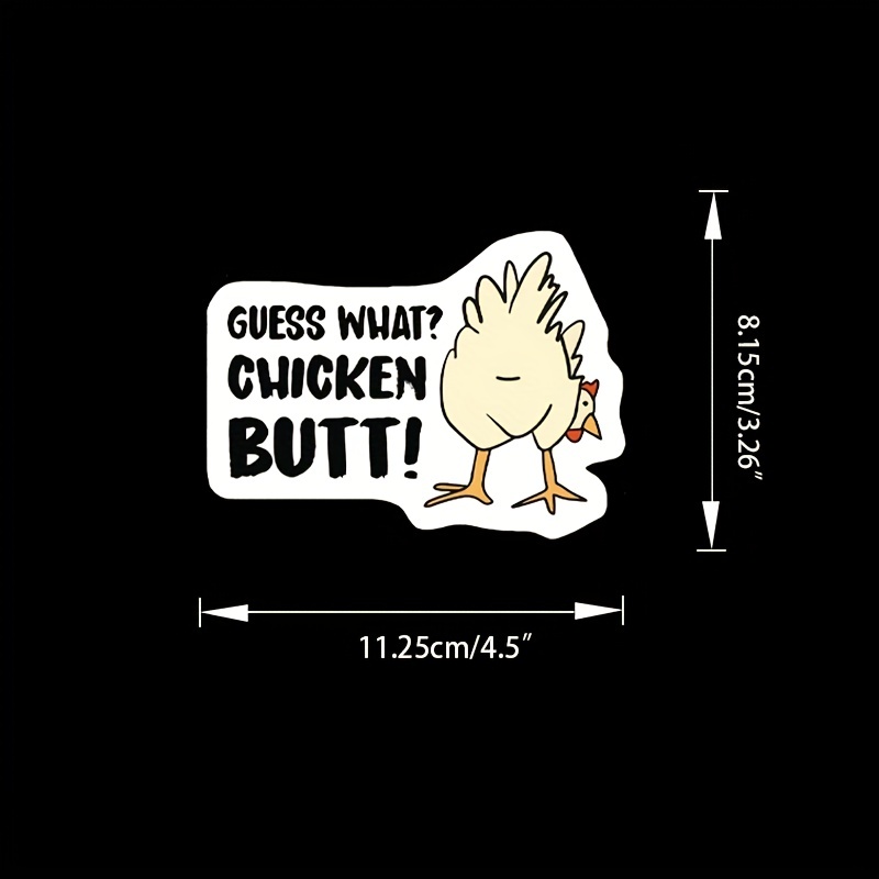 Guess What? Chicken Butt, Funny saying - Guess What Chicken Butt - Magnet