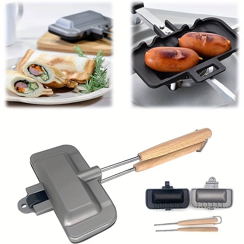 Sandwich Maker Grilled Sandwich And Panini Maker Pan With - Temu