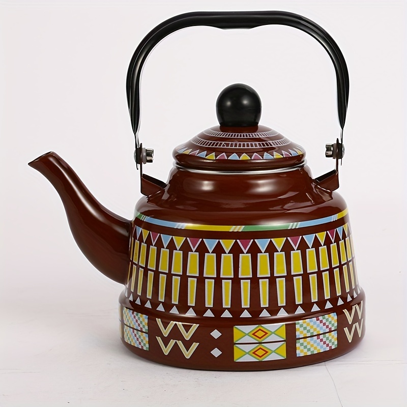 Enamel Tea Kettle Vintage Whistling Tea Kettle Tea Pot With - Temu