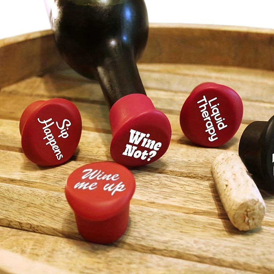 Wine Stopper Colorful Mushroom Red Wine Stopper Silicone - Temu
