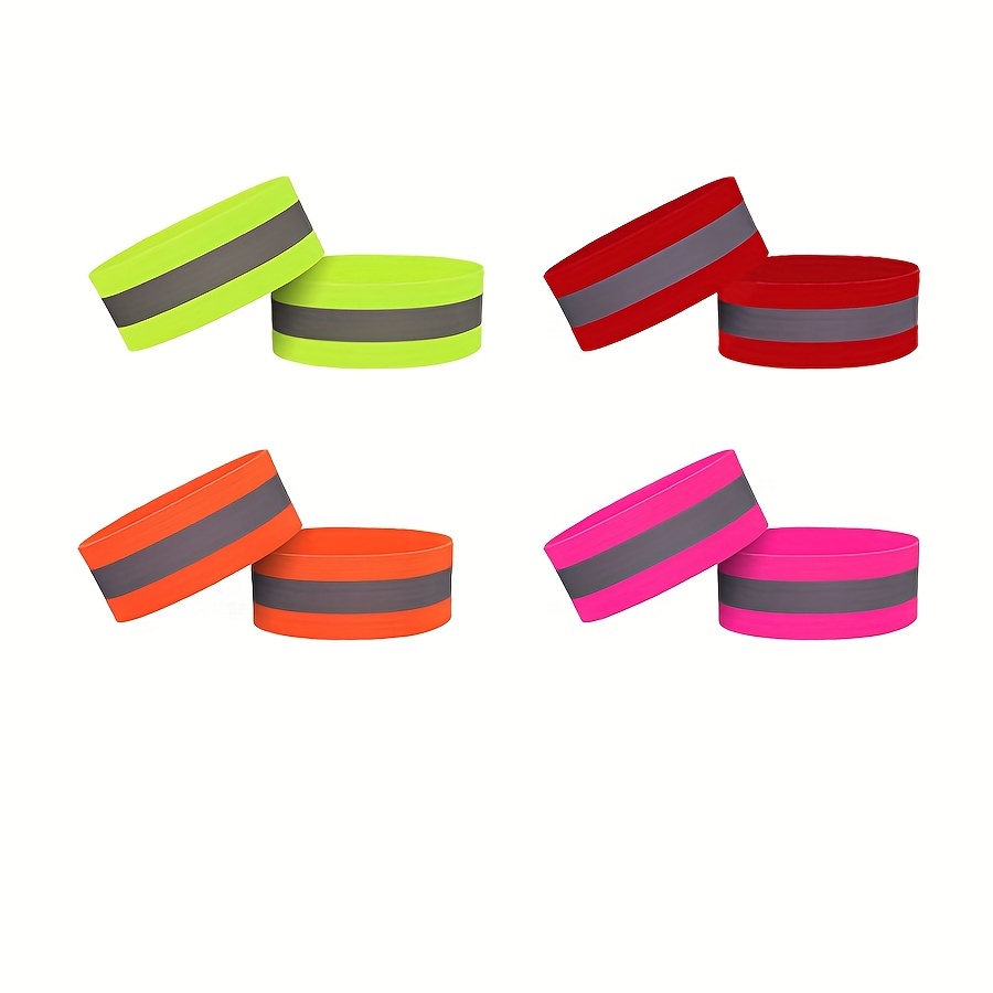 High Visibility Reflective Arm Bands Led Safety Wristbands - Temu