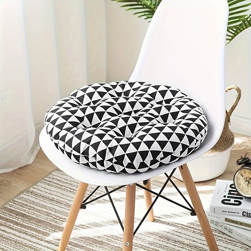 Waterproof Digital Printed Round Seat Cushion For Indoor - Temu