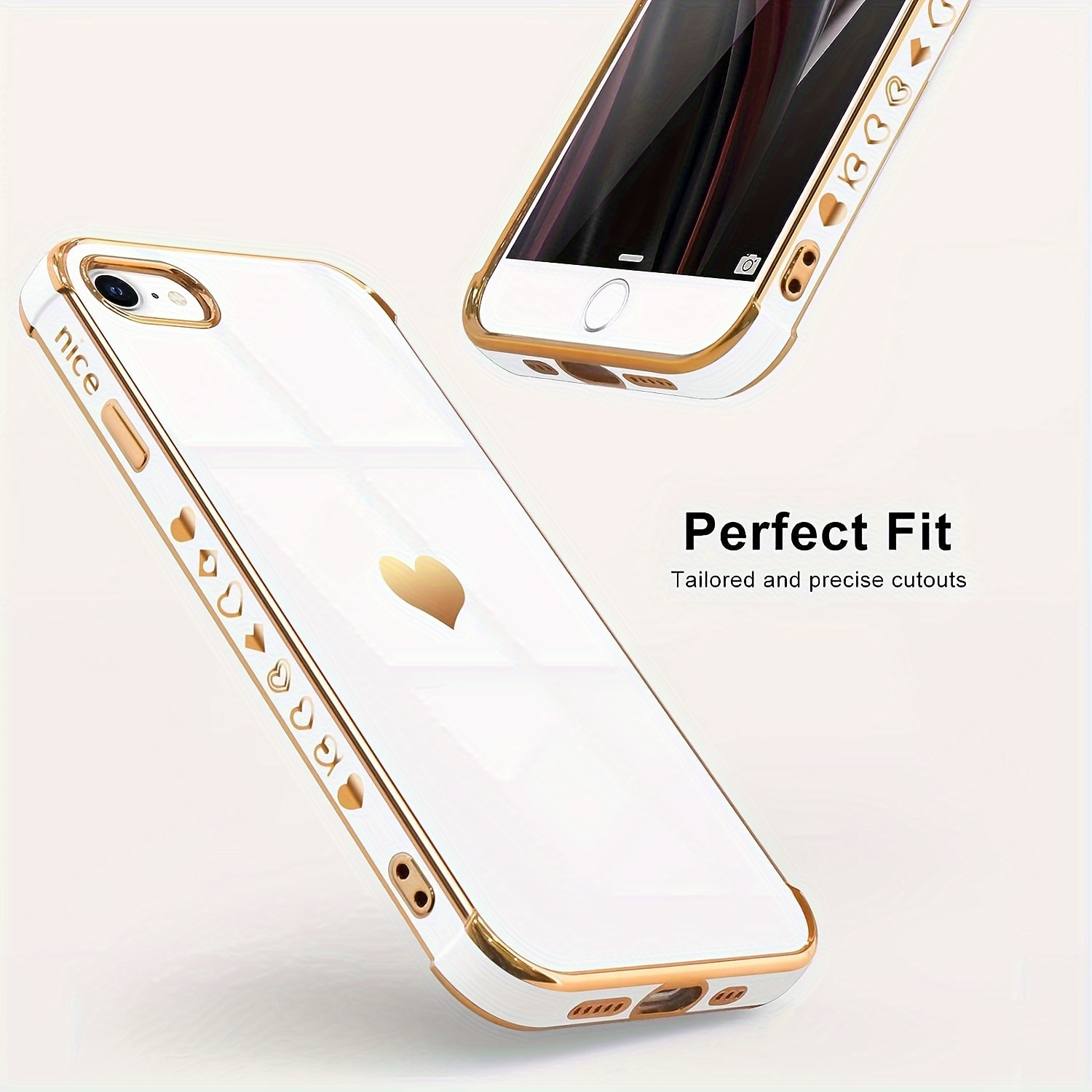 Funda iPhone SE 2020 ultrafina (dorado) 