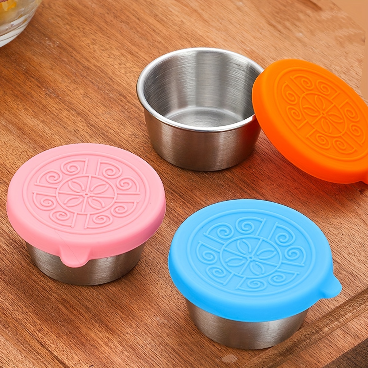 Small Silicone Container, Salad Dressing Containers
