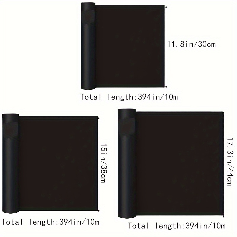 Black Wrapping Paper Craft Kraft Paper Black Construction - Temu