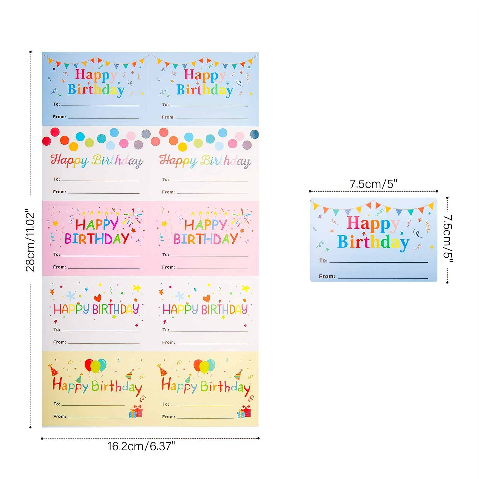 Printable Happy Mail Envelope Seal Stickers Commercial Use 