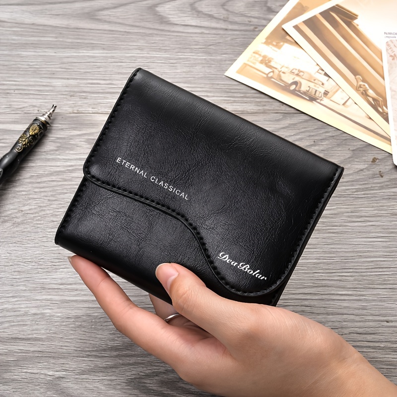 New Fashion Men's Wallets Casual Pu Leather Man Purse Classic