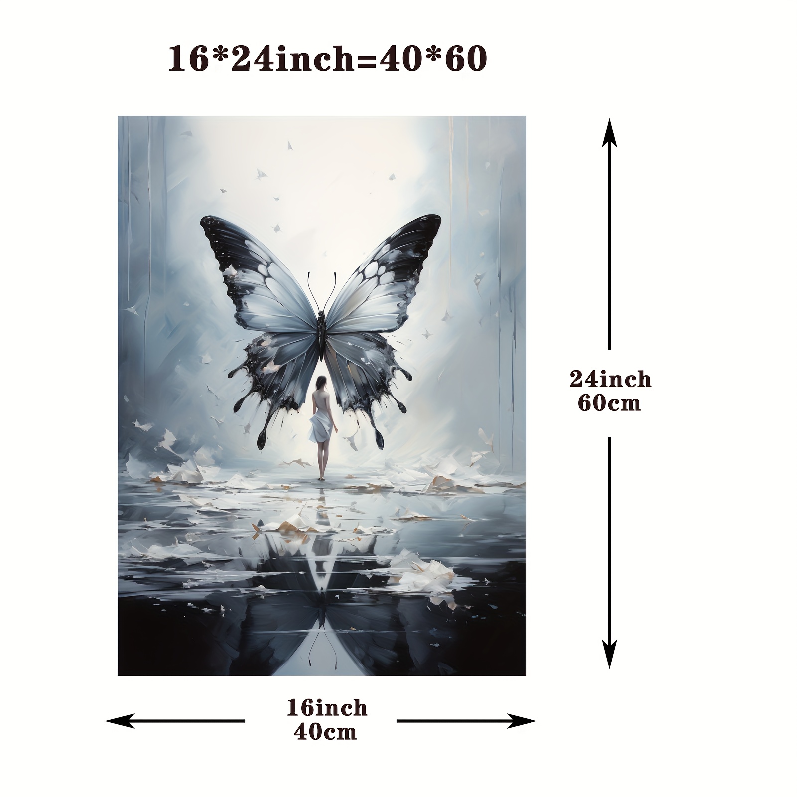 Split Butterfly Wall Art Set Teen Girl Room Decor - Temu