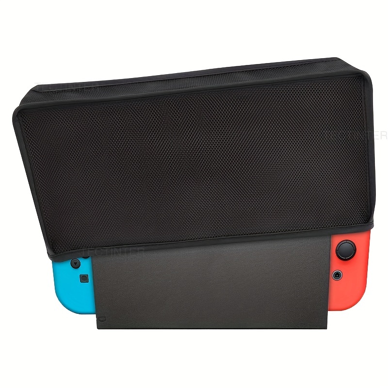 TEMU For   Switch & Oled Dust Cover Dustproof Case Game Console Waterproof Protective Case Mesh Stopper