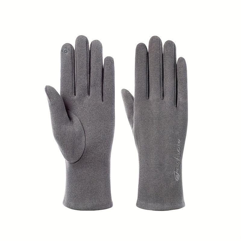 Guantes Punto Cálidos Pantalla Táctil Guantes Invierno - Temu