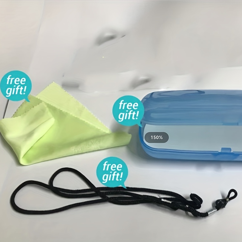 Smart Auto Zoom Presbyopic Glasses with Anti Light Protection
