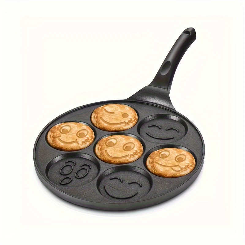 Pancake Pan 7 hole Kitchen Pancake Pan Nonstick Griddle - Temu