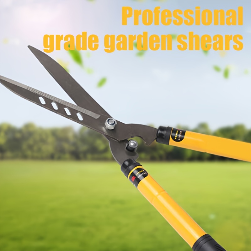 Goxawee Adjustable Handheld Garden Shears, Garden Tools Grass Shears,  Multi-functional Rotatable Hedge Clippers Suitable For Lawn Garden Or Chard  - Temu