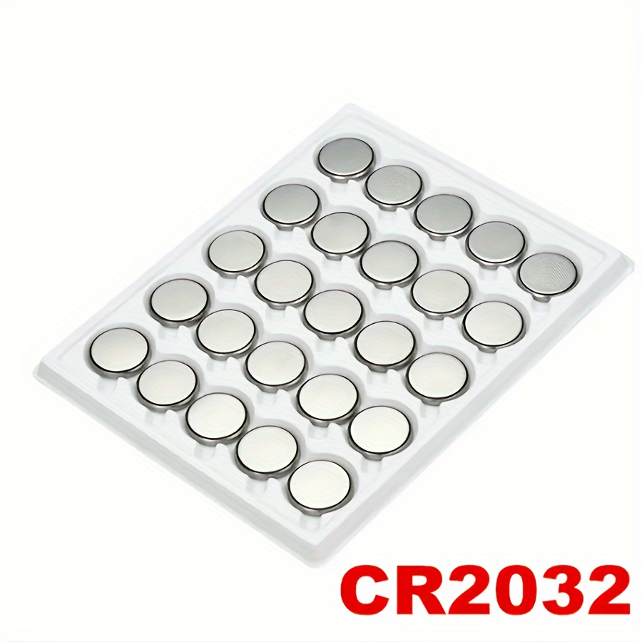 

5/25-pack Cr2032 Battery (cr2032/ Dl2032/ E-cr2032/ Sb-t51/ Lf1/ 2v) 3v Lithium Button Cell Batteries Replacement Coin Batteries For Calculators Watch Toys .