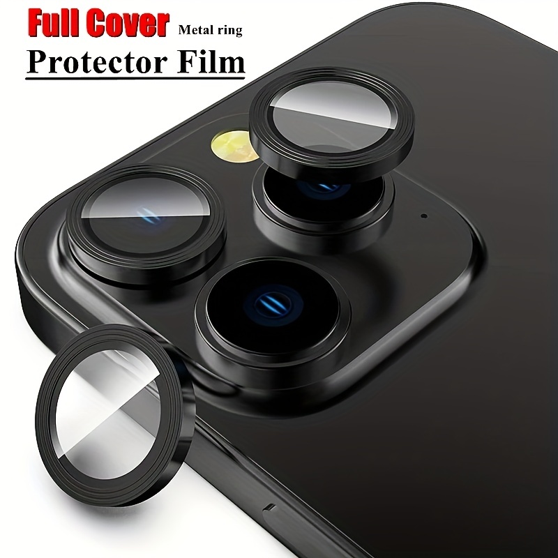 Lens Metal Ring Protector Glass for iPhone 11 12 13 Pro Max Camera