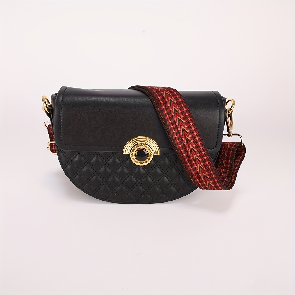 Vintage Pattern Strap Durable Adjustable Shoulder Bag Strap Wide Ethnic Strap