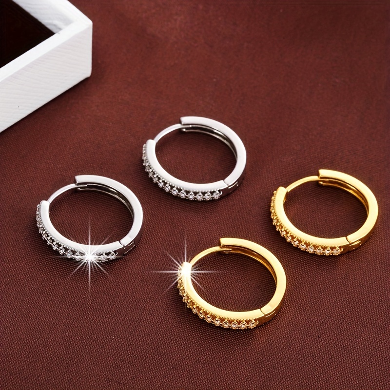 Round Zirconia Inlay for Jewelry Making