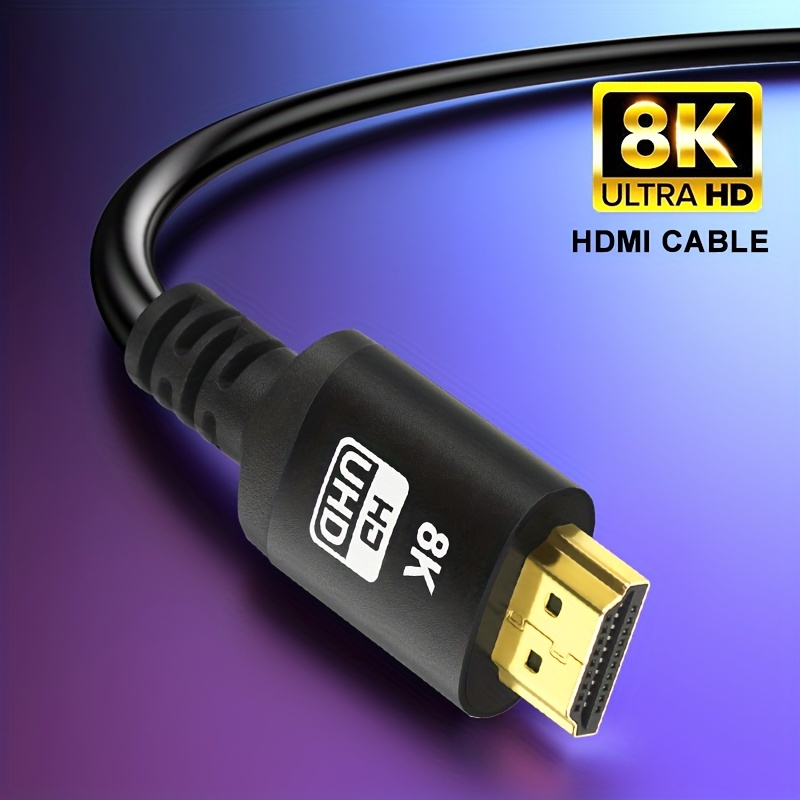 Câble hdmi 2.1 1 mètre 8K 4K 120Hz Professionnel Ultra HD 2160p 3D