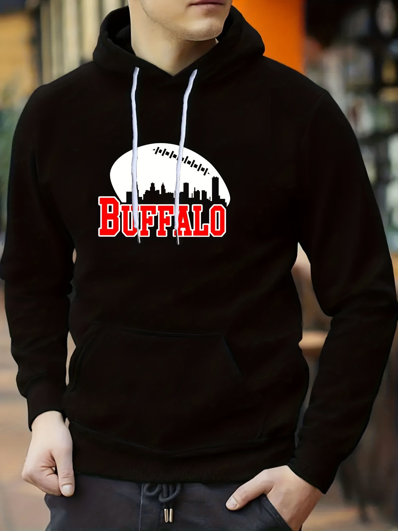 Hombre Camiseta con estampa de los Buffalo Bills, Hombre Prendas  superiores