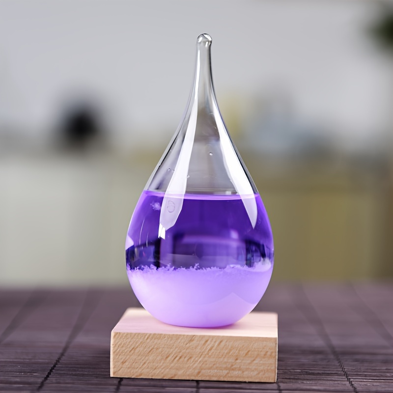 Storm Glass Weather Station Weather Forecaster Stylish And - Temu