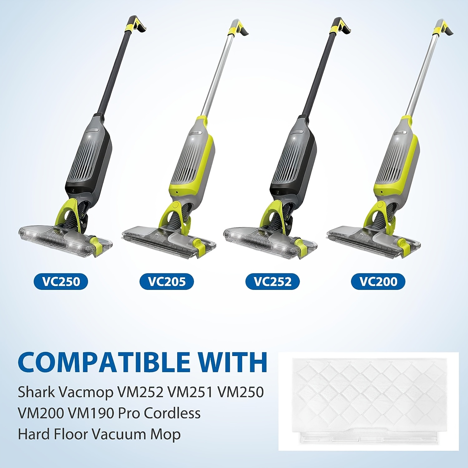 Shark - Vacmop Pro Cordless Hard Floor Vacuum Mop