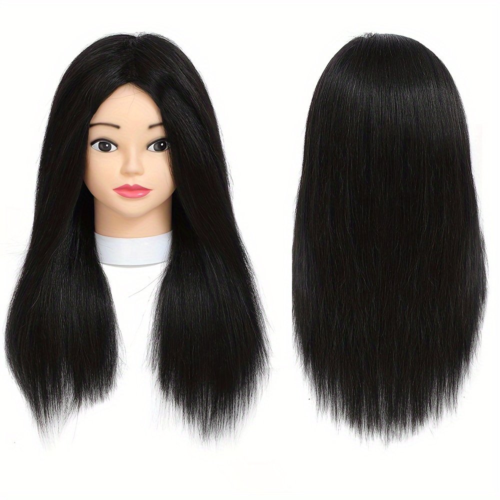 80% Human Hair Mannequin Heads For Hairdresser Practice Hair Styling  Training Doll Head Can Practice