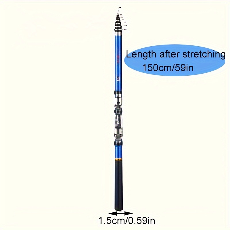 Carbon Fiber Spinning Rod Rock Fishing Rod Telescopic - Temu