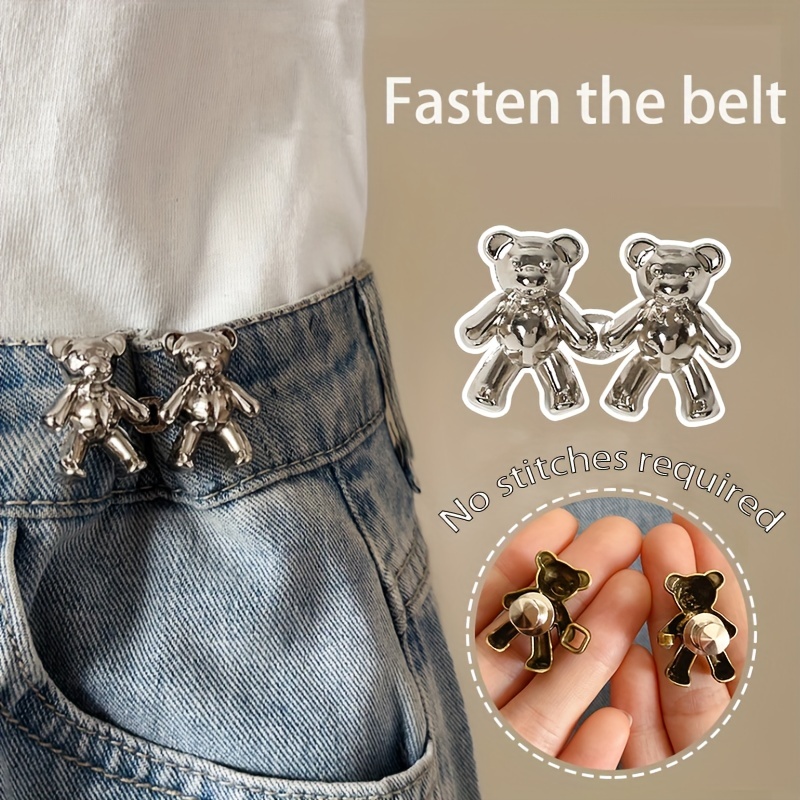 Botones De Osito Lindos Para Jeans Ajustadores De - Temu