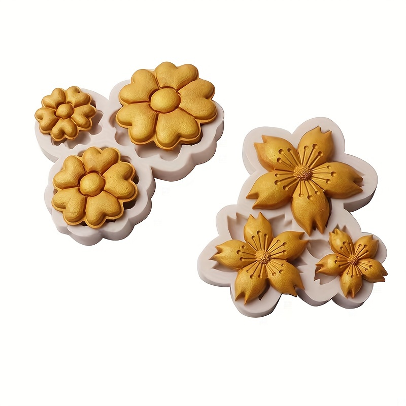 Flower Chocolate Mold 3d Silicone Mold Cherry - Temu