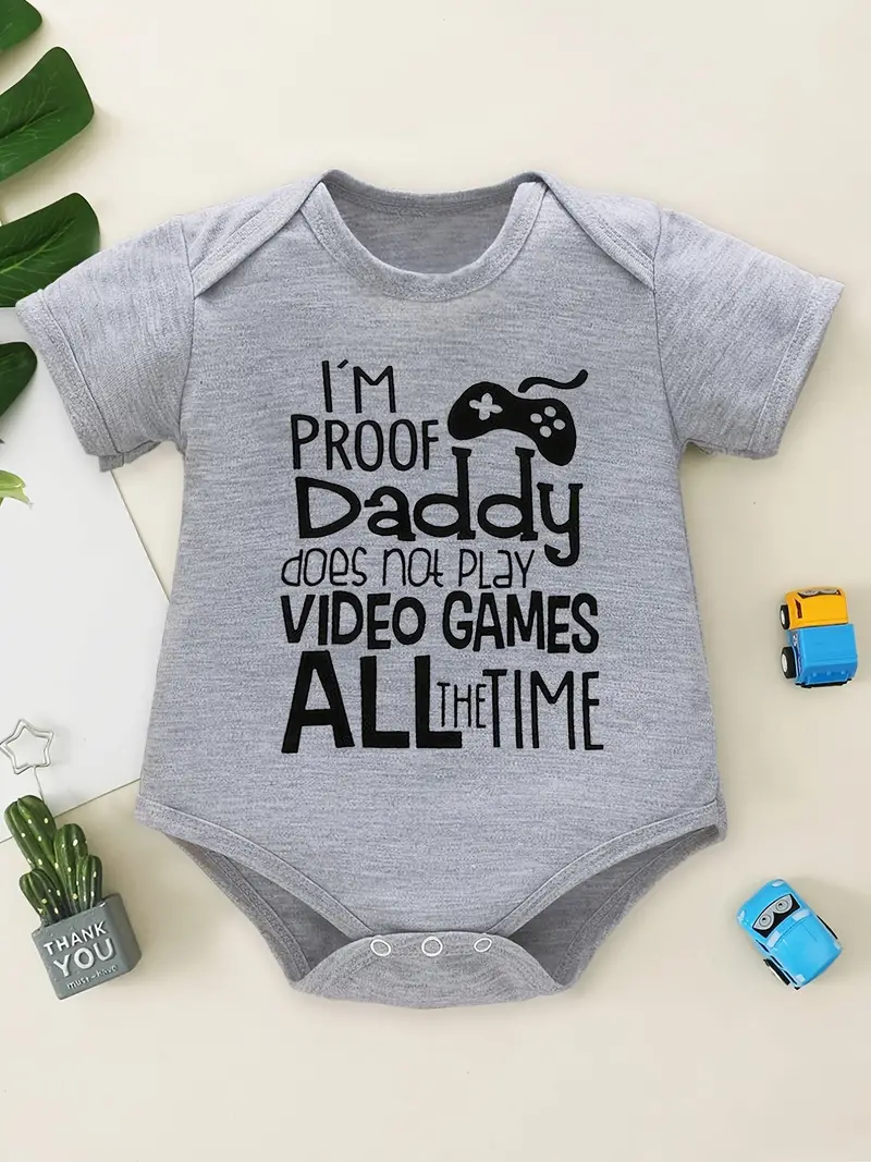 Cool & Stylish Video Game-themed Onesies For Baby Boys - Perfect For  Summer! - Temu
