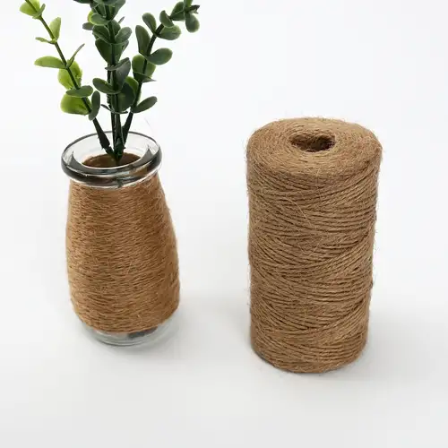 Natural Jute Twine String Arts And Crafts Jute Rope Gift - Temu Canada