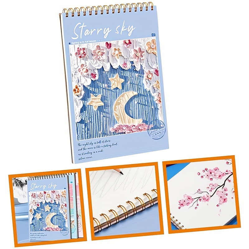 A6 Sketch Book: 160gsm Hardback Sketchbook For Kids - Temu