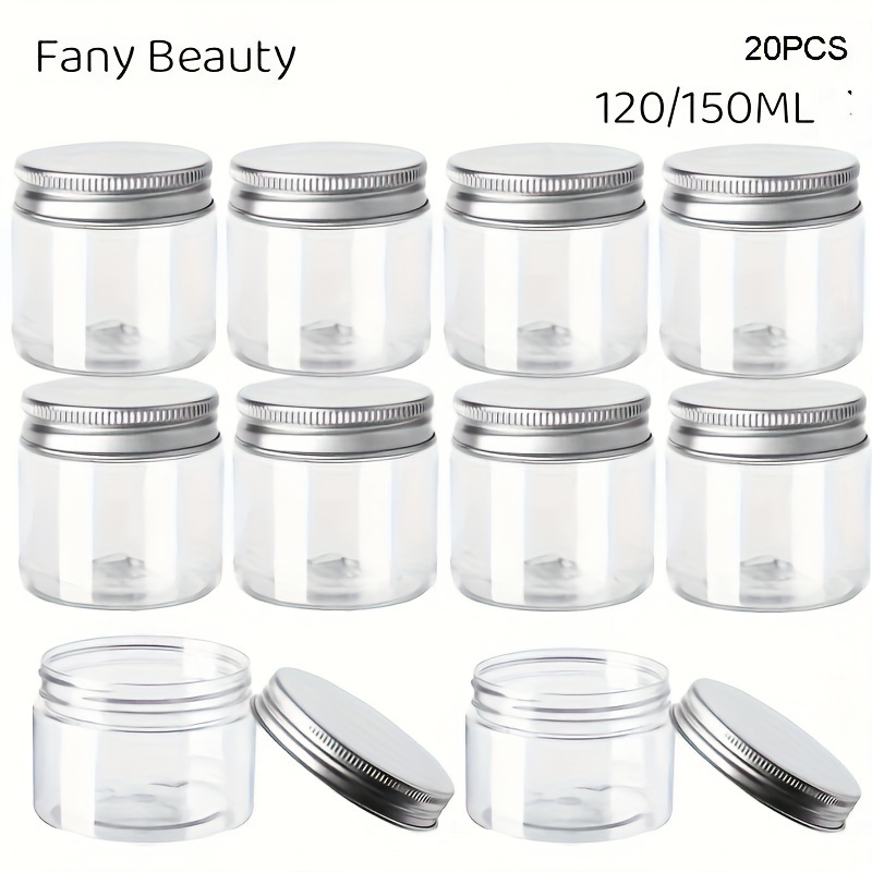 24 Pieces Round Tin Containers 4 oz Metal Tins Cans Aluminum Tin Storage  Cans with 10 Sheets Label Sticker for Salve Spice Candy Candle Kitchen  Small