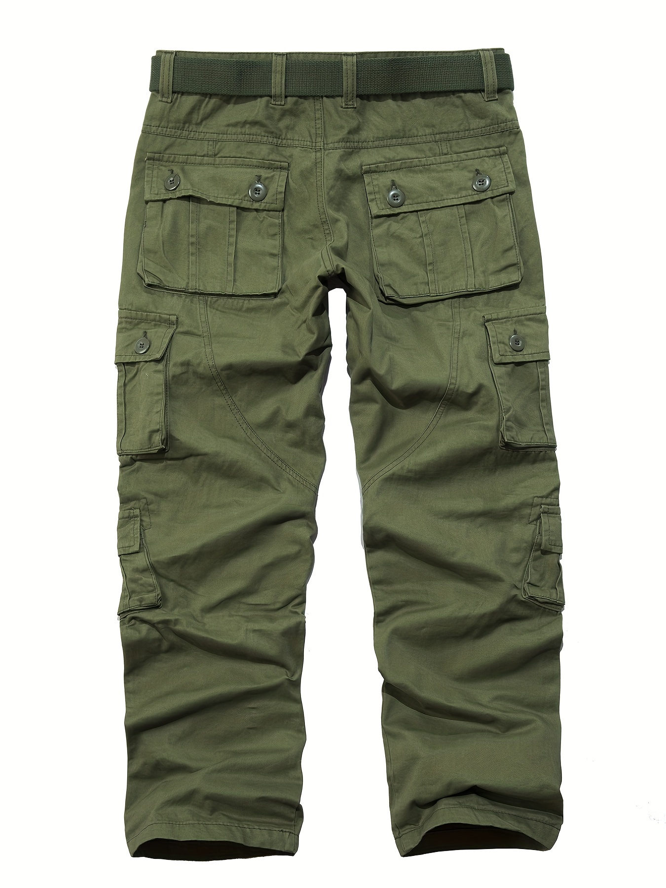 New Tactical Cargo Pants Men Military Pants Cotton Many Pockets Man Casual  Baggy Trousers Streetwear Straight Pantalones size 44 Color Khaki