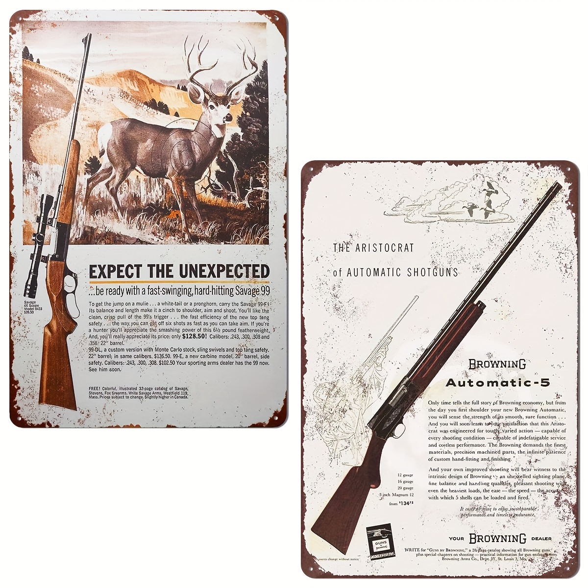 HUNTING AND OUTDOORS SIGNS