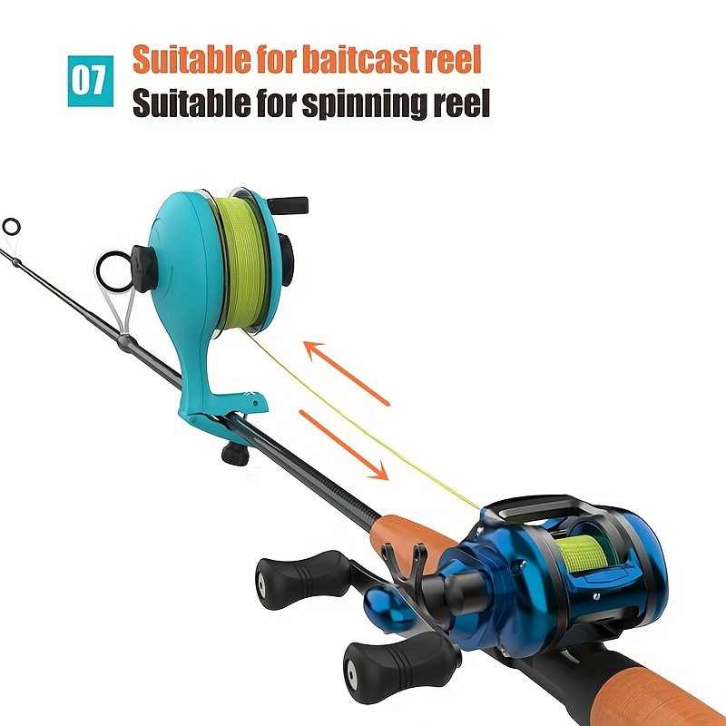 1set Fishing Line Winder: Spooler Machine & Spooling Station System for  Spinning Reel, Baitcasting Reel, Trolling Reel & Fishing Accessories