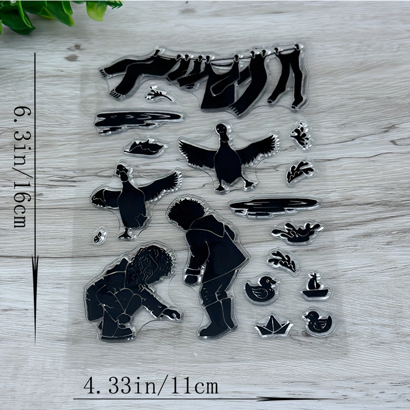 Transparent Stamp Clear Silicone Stamps Cards Making Diy - Temu