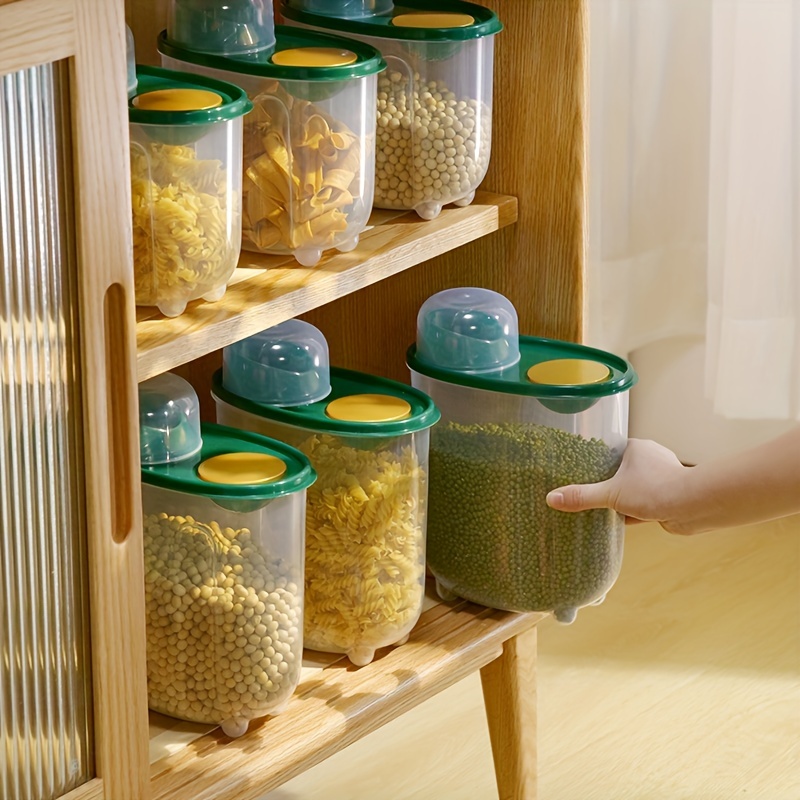 Acrylic Storage Jar Food Storage Container With Airtight - Temu