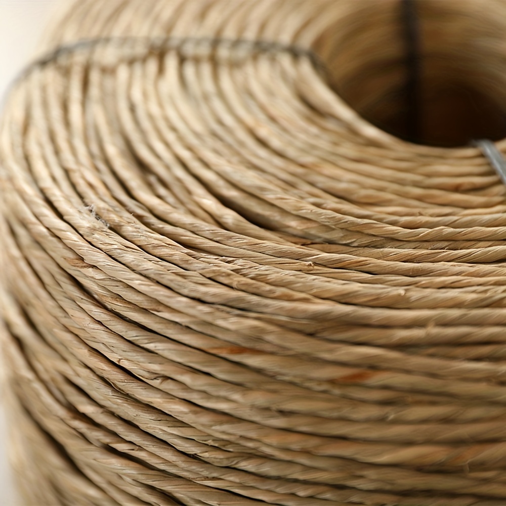 

1pc, Seagrass Rope Single-strand Double-strand Water Grass Rope Furniture Repair Handicraft Accessories