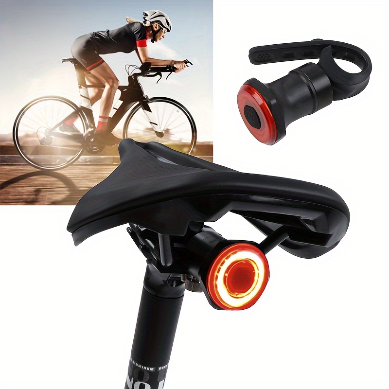 Luces traseras para bicicleta, luz trasera recargable por USB, luz trasera  impermeable para bicicleta para montar de noche, luces de ciclismo rojas
