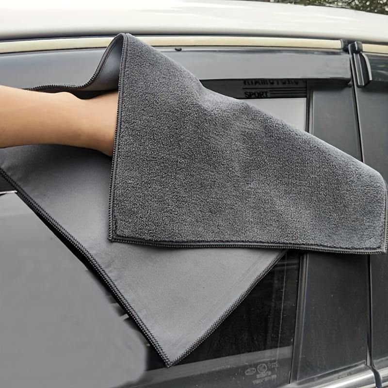 Car Towel: Thickened Absorbent Double sided Car Wash Towel - Temu