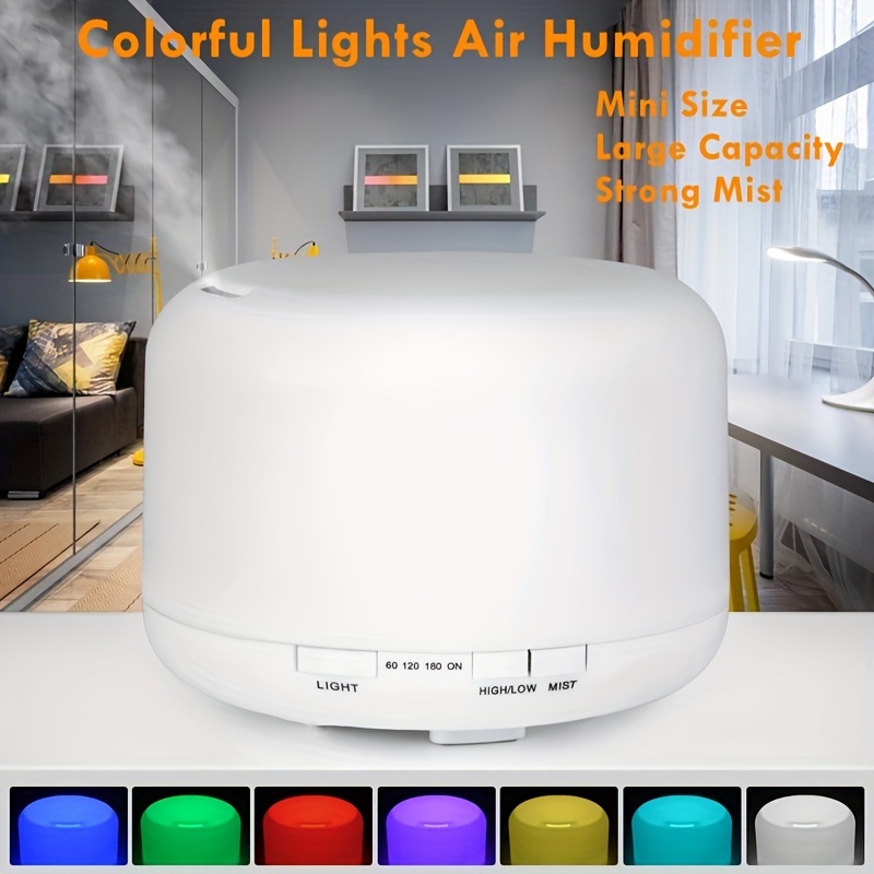 Humidificador Aire Aceite Esencial Difusor Aroma Luz - Temu