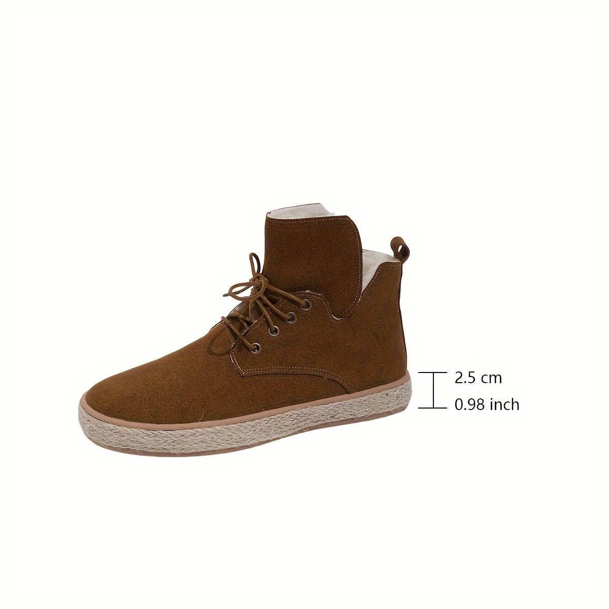Plush Lined Thermal Skate Shoes Non Slip Winter Boots
