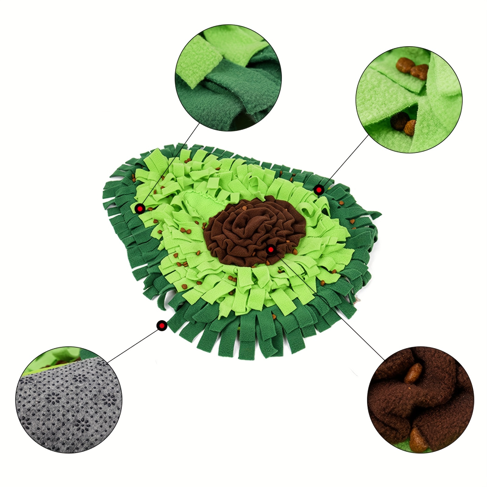 1pc Snuffle Mat For Dogs, Snuffle Mat For Large, Medium And Small Dogs, Dog  Sniff Mats For Stress Relief, Safe And Tasteless, Slow Feeding And Encoura
