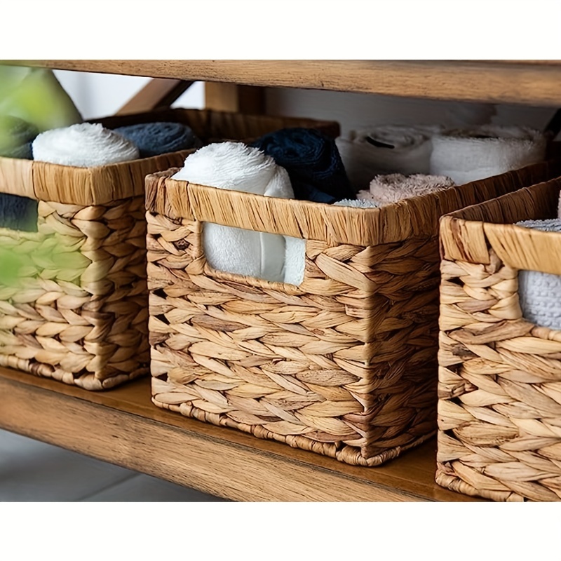 4pcs small baskets for organizing Sundries Organizer Storage Woven