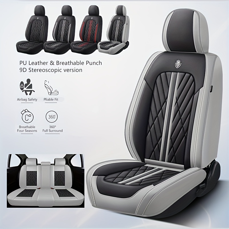 Carbon Fiber Pu Leather Car Seat Padding Seat Plug - Temu
